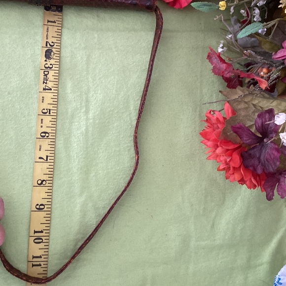 Vintage genuine python skin bag. - Picture 11 of 16